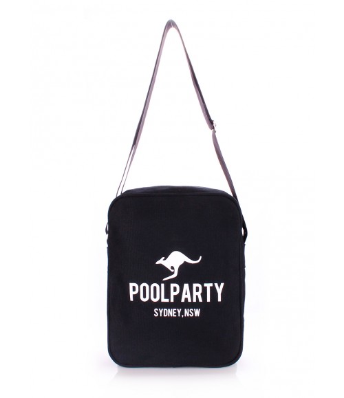 Мужская сумка POOLPARTY с ремнем на плечо